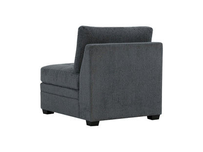 Nixon Fabric 6 Piece Modular Sectional Set - Gray
