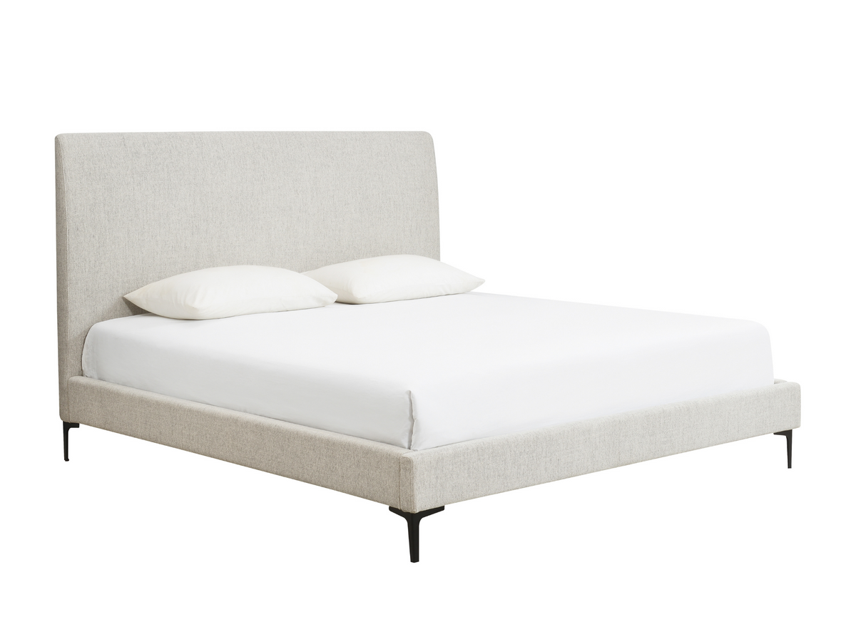 Evella Upholstered Bed - Cream - King