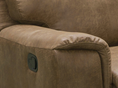 Lawrence Fabric Recliner - Camel