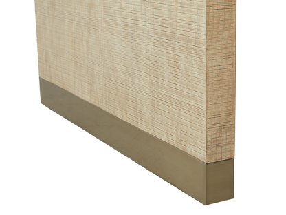 Bacara Modern Classic Wood Brushed Extendable Dining Table - Natural