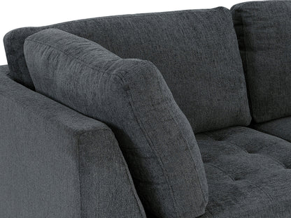 Nixon Fabric 6 Piece Modular Sectional Set - Gray
