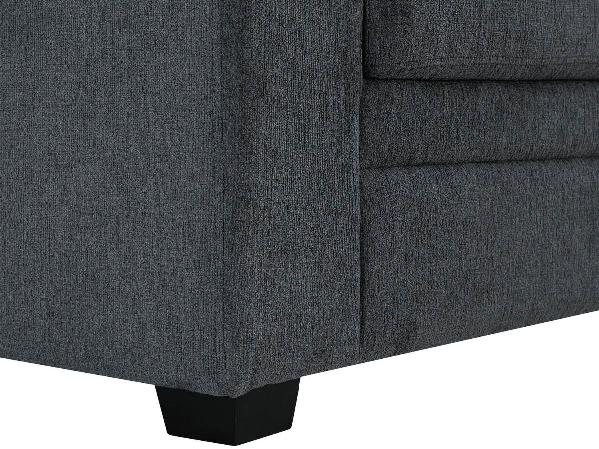 Nixon Fabric 6 Piece Modular Sectional Set - Gray