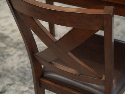 Theodore Counter Dining Chair (Set of 6) - Brown