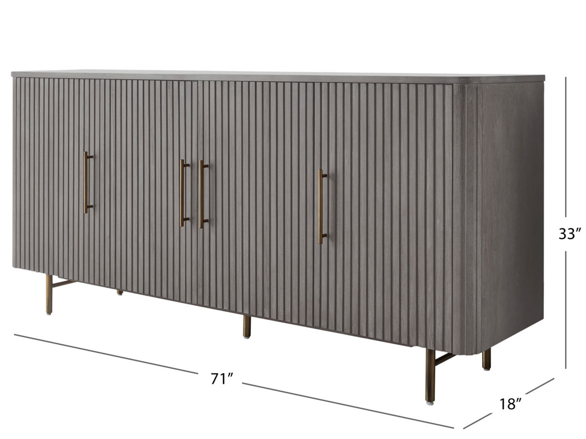 Luna Console - Gray