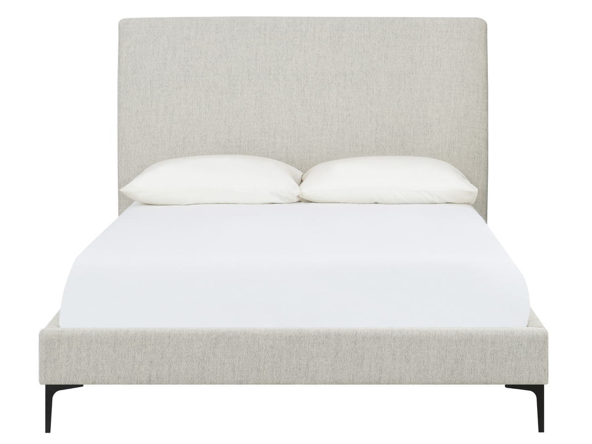 Evella Upholstered Bed - Cream - King