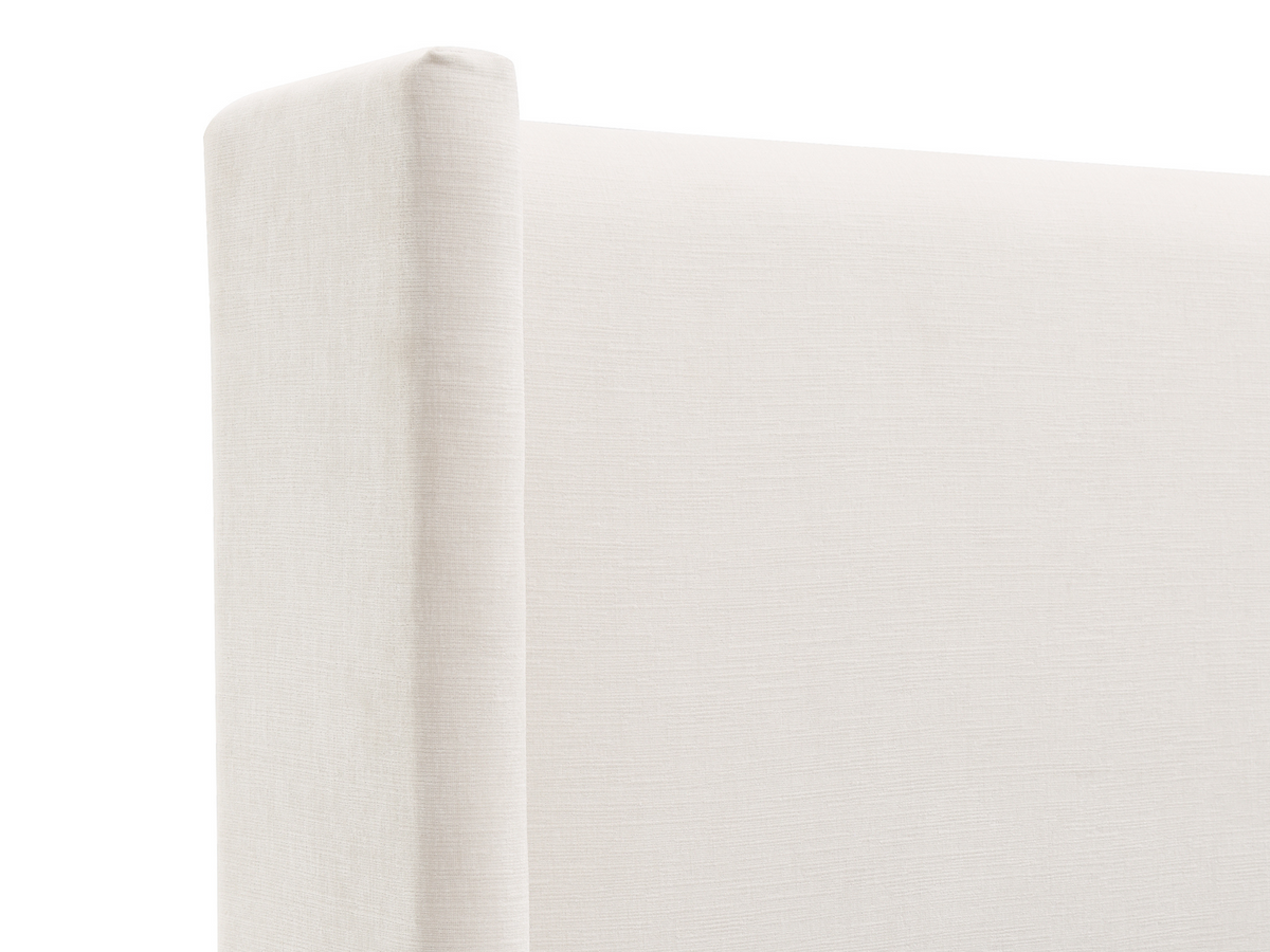 Lennon Upholstered Bed - Ivory - King