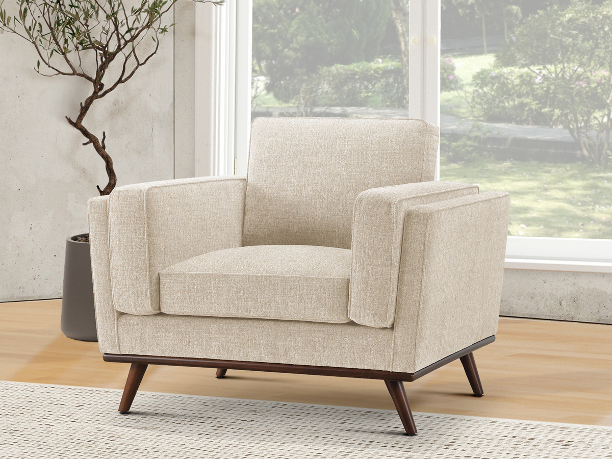 Taverly Fabric Chair - Beige