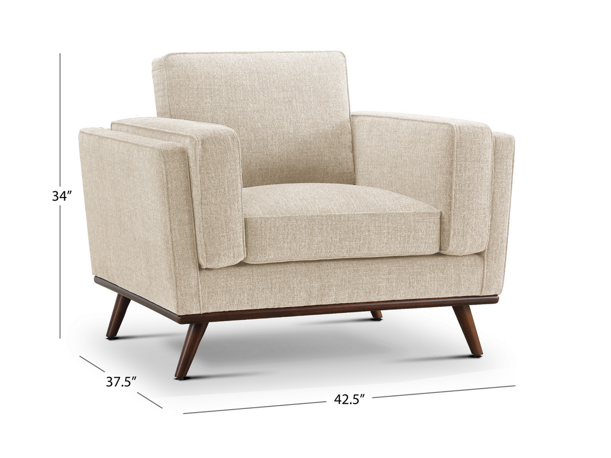 Taverly Fabric Chair - Beige