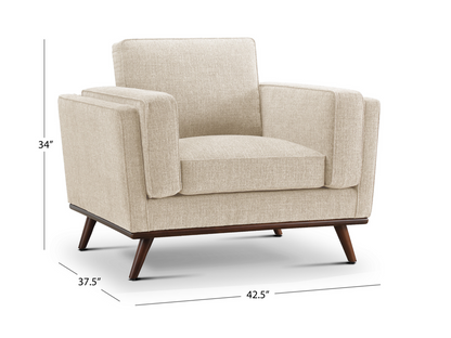 Taverly Fabric Chair - Beige