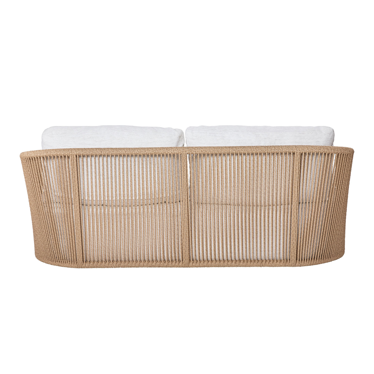 Bali Outdoor Teak and Rope Sofa
