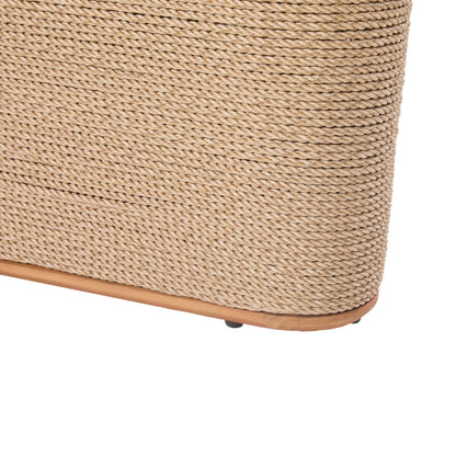 Bali Outdoor Teak and Rope Dining Table
