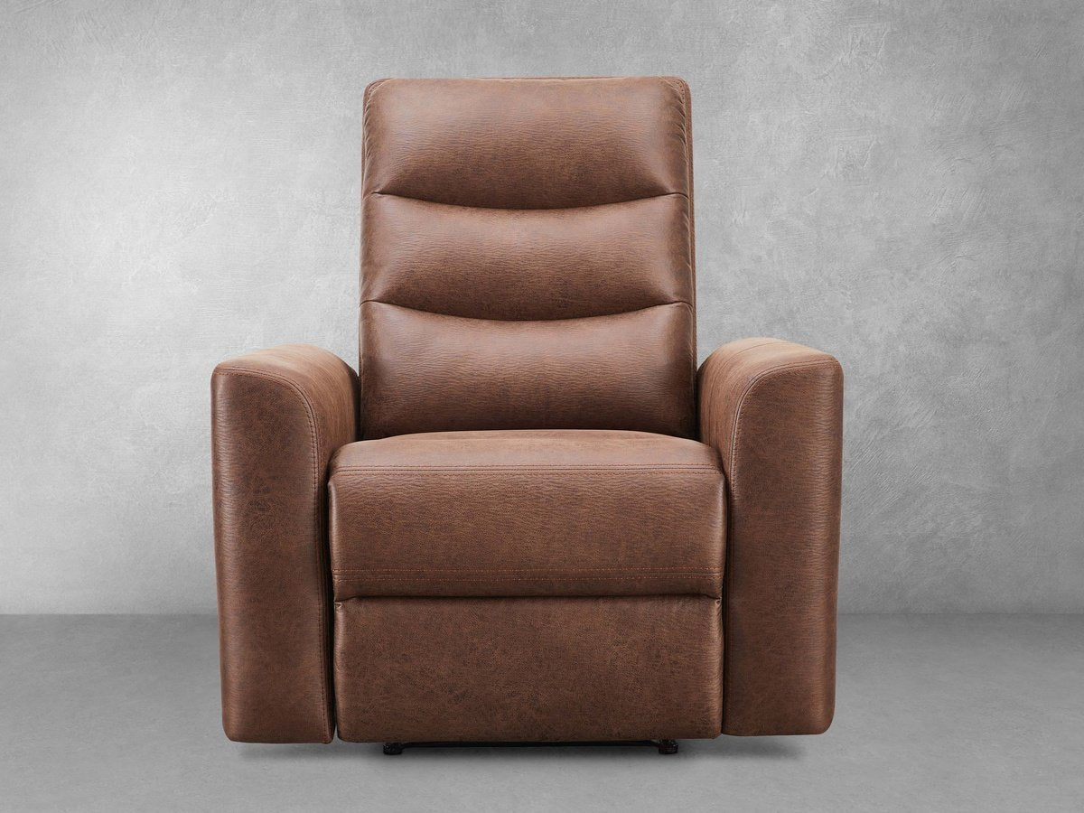 Bentley Fabric Manual Recliner - Brown