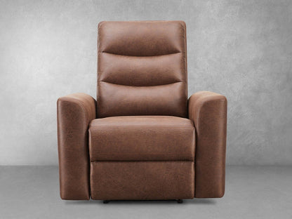 Bentley Fabric Manual Recliner - Brown