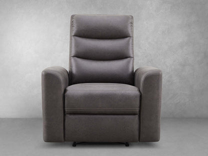 Bentley Fabric Manual Recliner - Gray