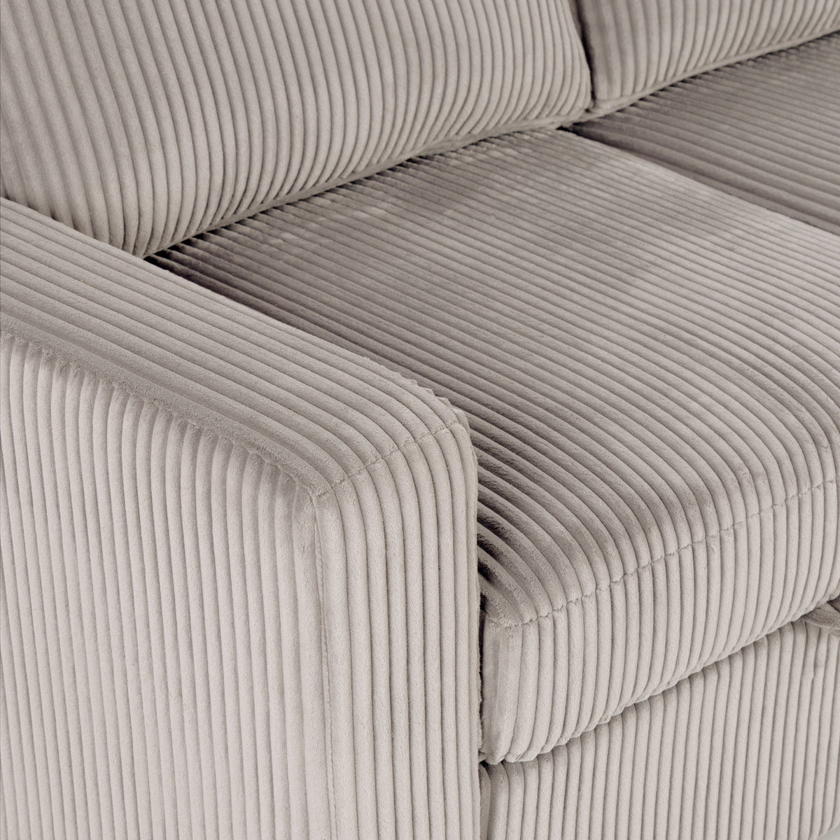 Haven Corduroy 2-pc Reversible Sleeper Sectional with Storage Chaise, Beige
