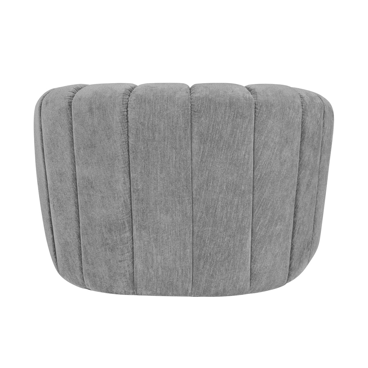 Burke Fabric Swivel Chair, Gray