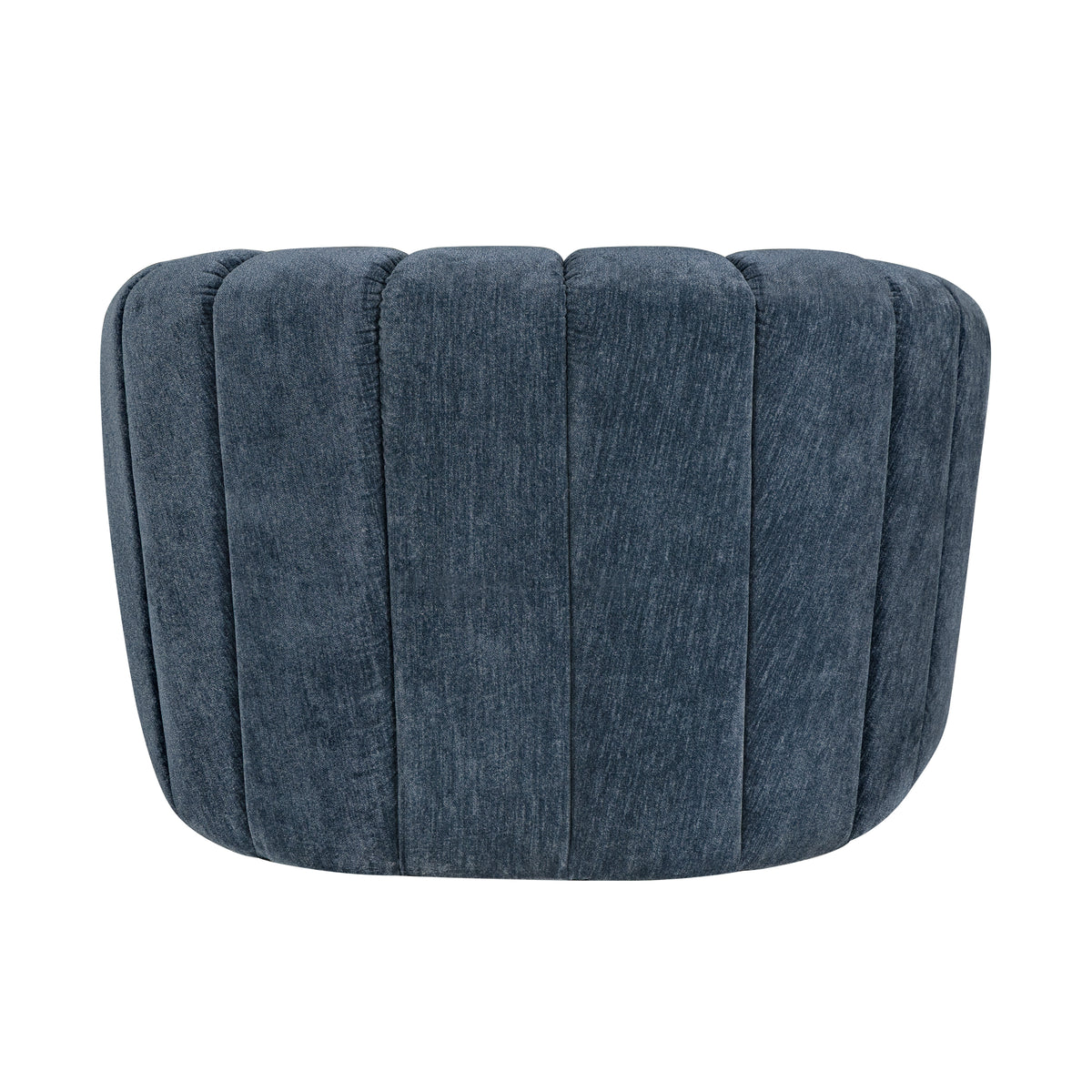 Burke Fabric Swivel Chair, Blue