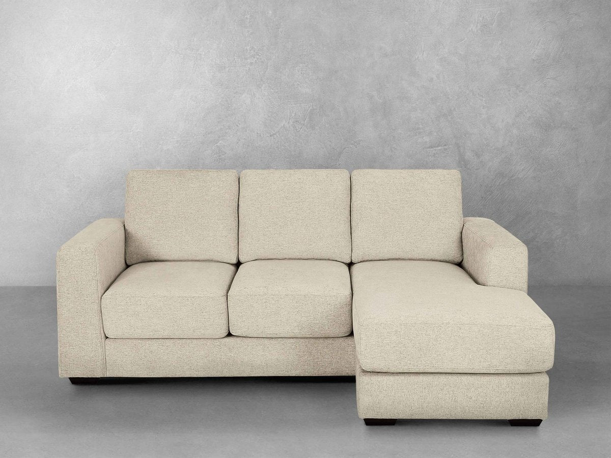 Elliot Fabric Sofa Chaise Sectional - Beige