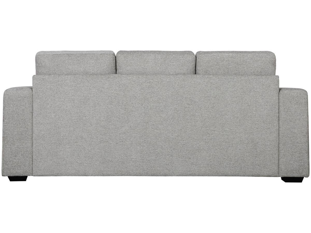 Elliot Fabric Sofa Chaise Sectional - Light Gray