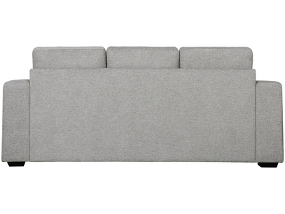 Elliot Fabric Sofa Chaise Sectional - Light Gray