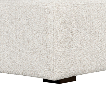 Luxe Boucle Armless Chair, Oat