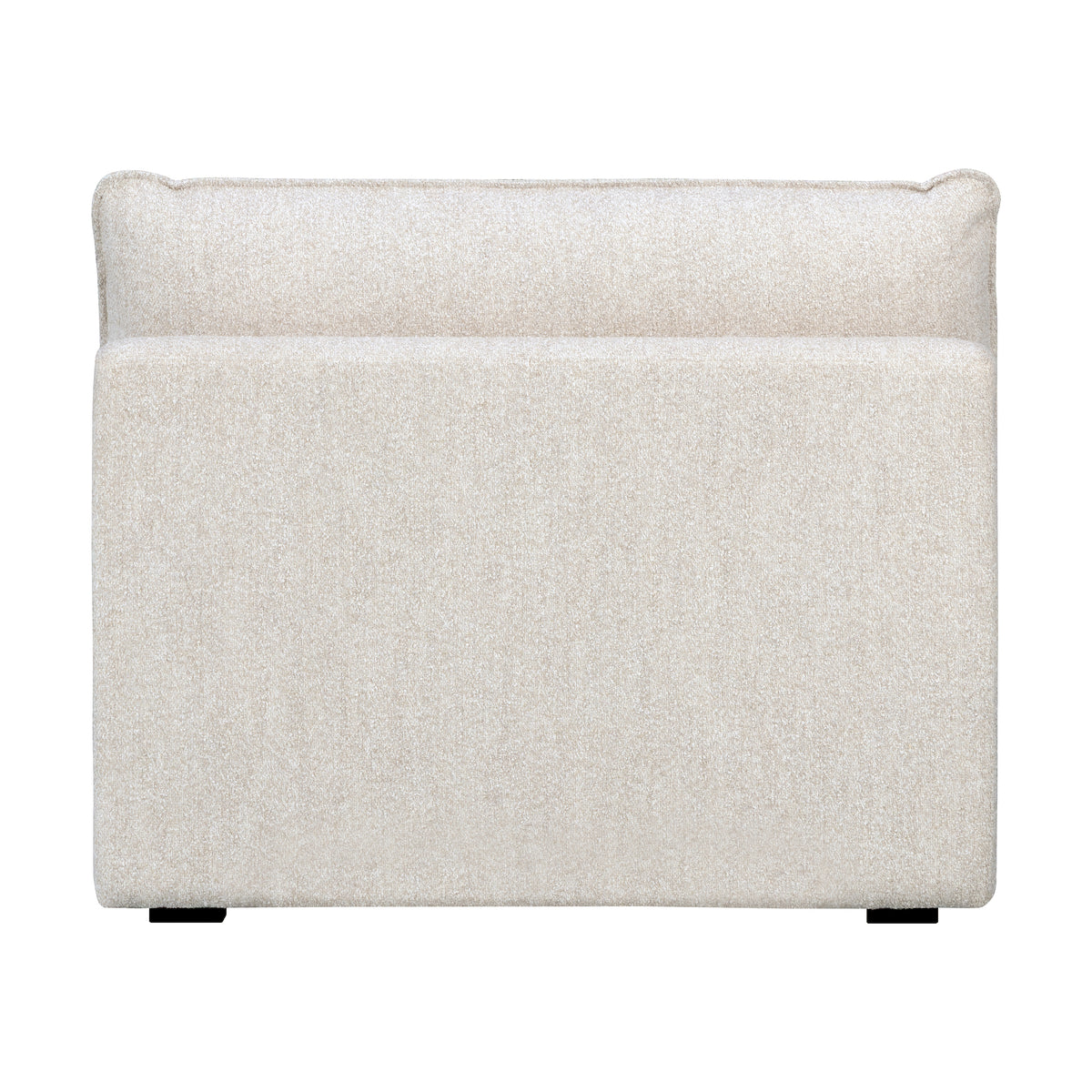 Luxe Boucle Armless Chair, Oat