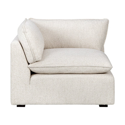 Luxe Boucle Corner Chair, Oat