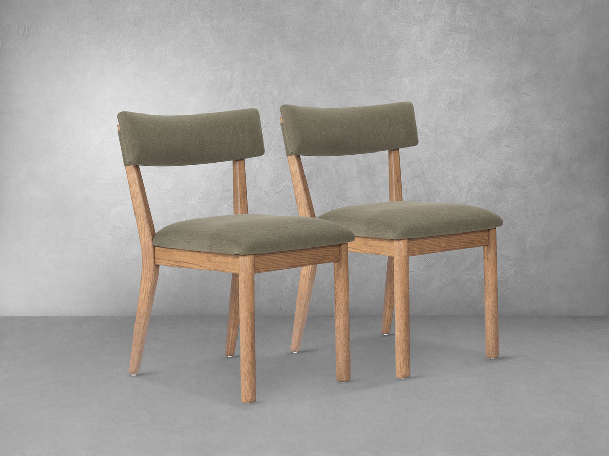 Prague Side Chair Set Of 2, Green