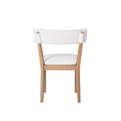 Prague Side Chair Set Of 2, Cream