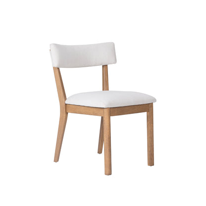 Prague Side Chair Set Of 2, Cream