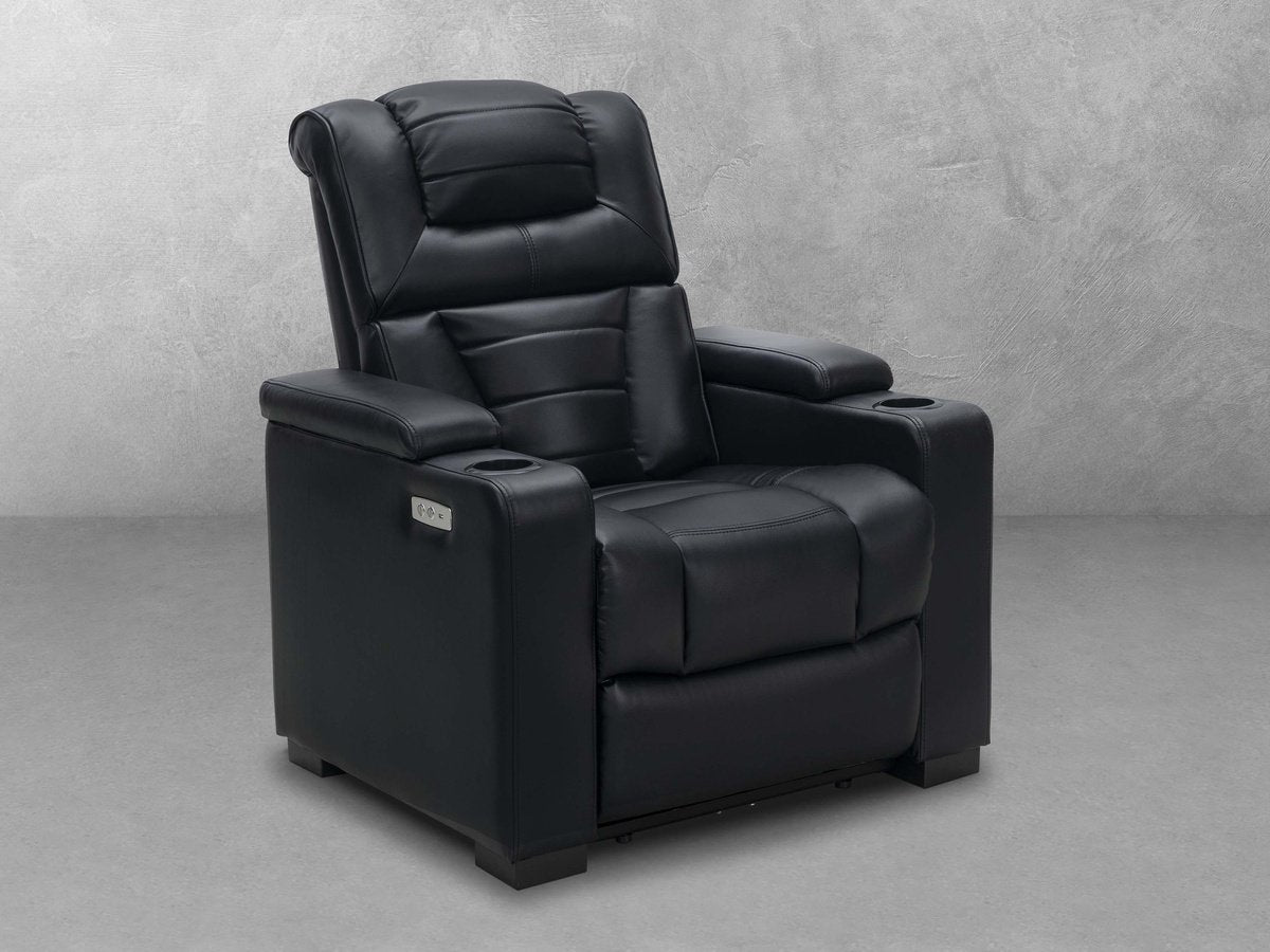Galaxy Theatre Power Recliner - Black