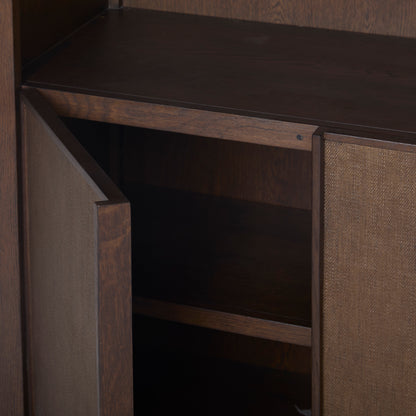 Sawyer Curved Open Bookcase