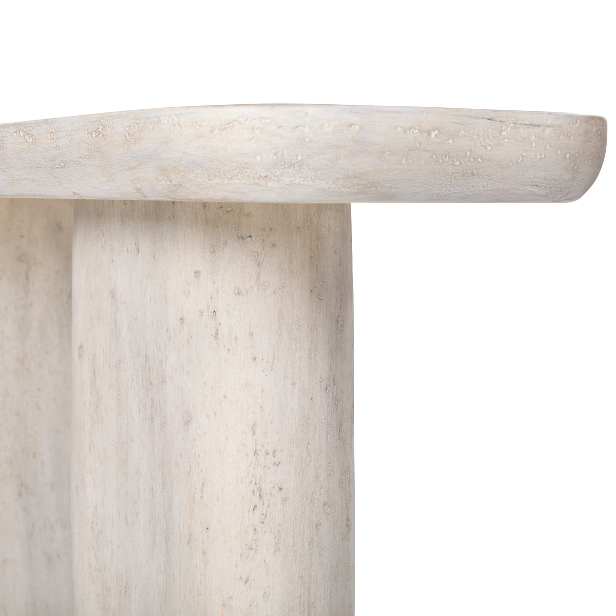 Vienna Faux Travertine Sofa Table