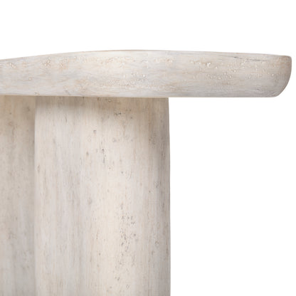 Vienna Faux Travertine Sofa Table