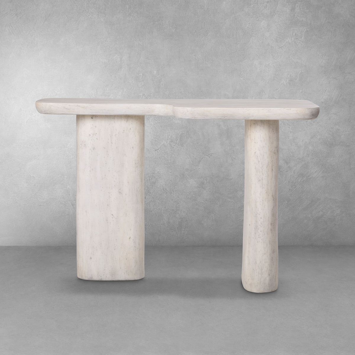 Vienna Faux Travertine Sofa Table