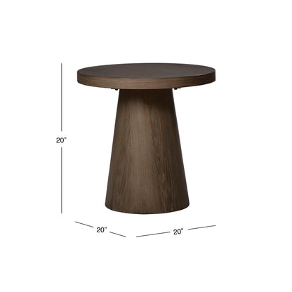 Oliver End Table, Brown