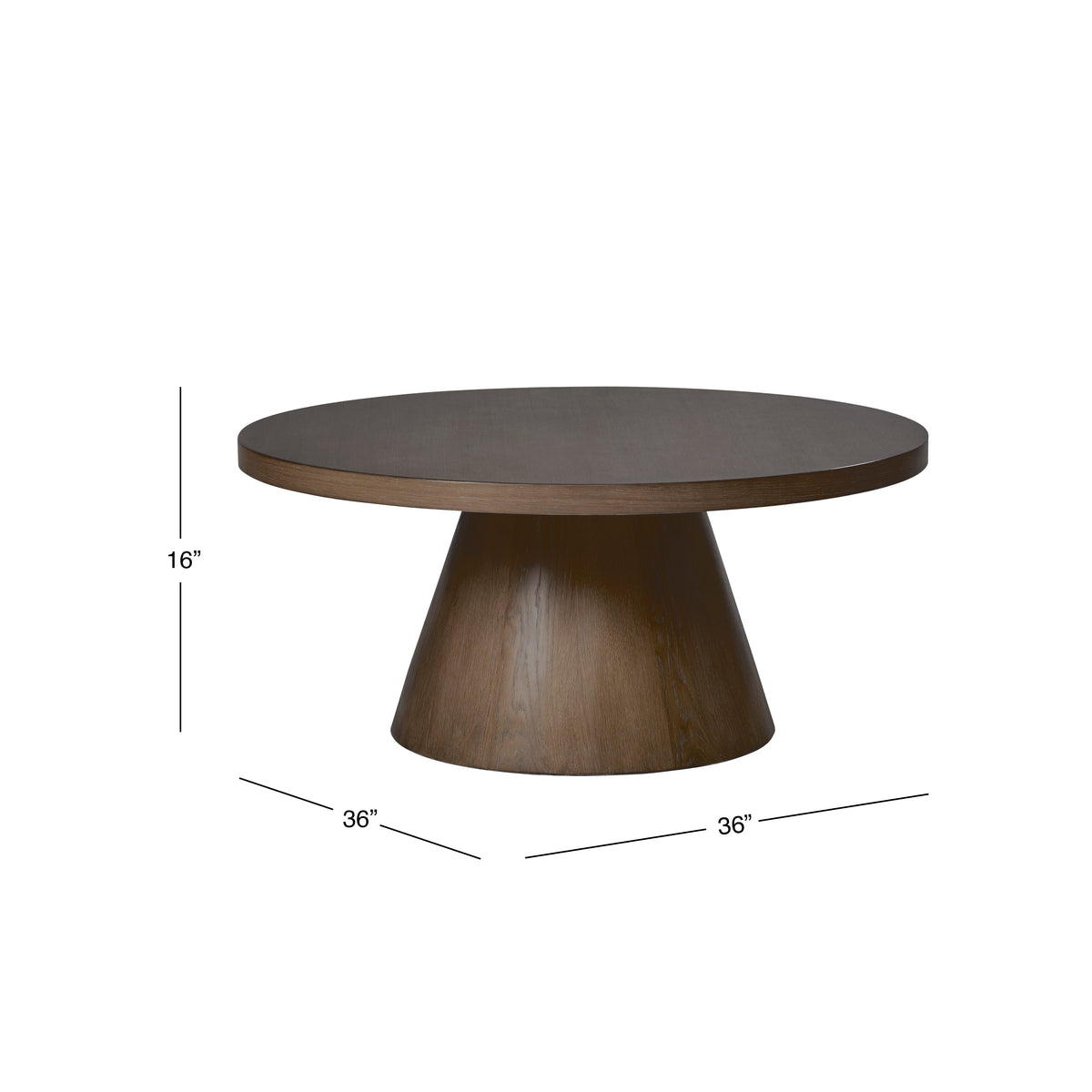 Oliver Coffee Table, Brown