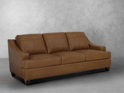 Merona Leather Sofa - Gray