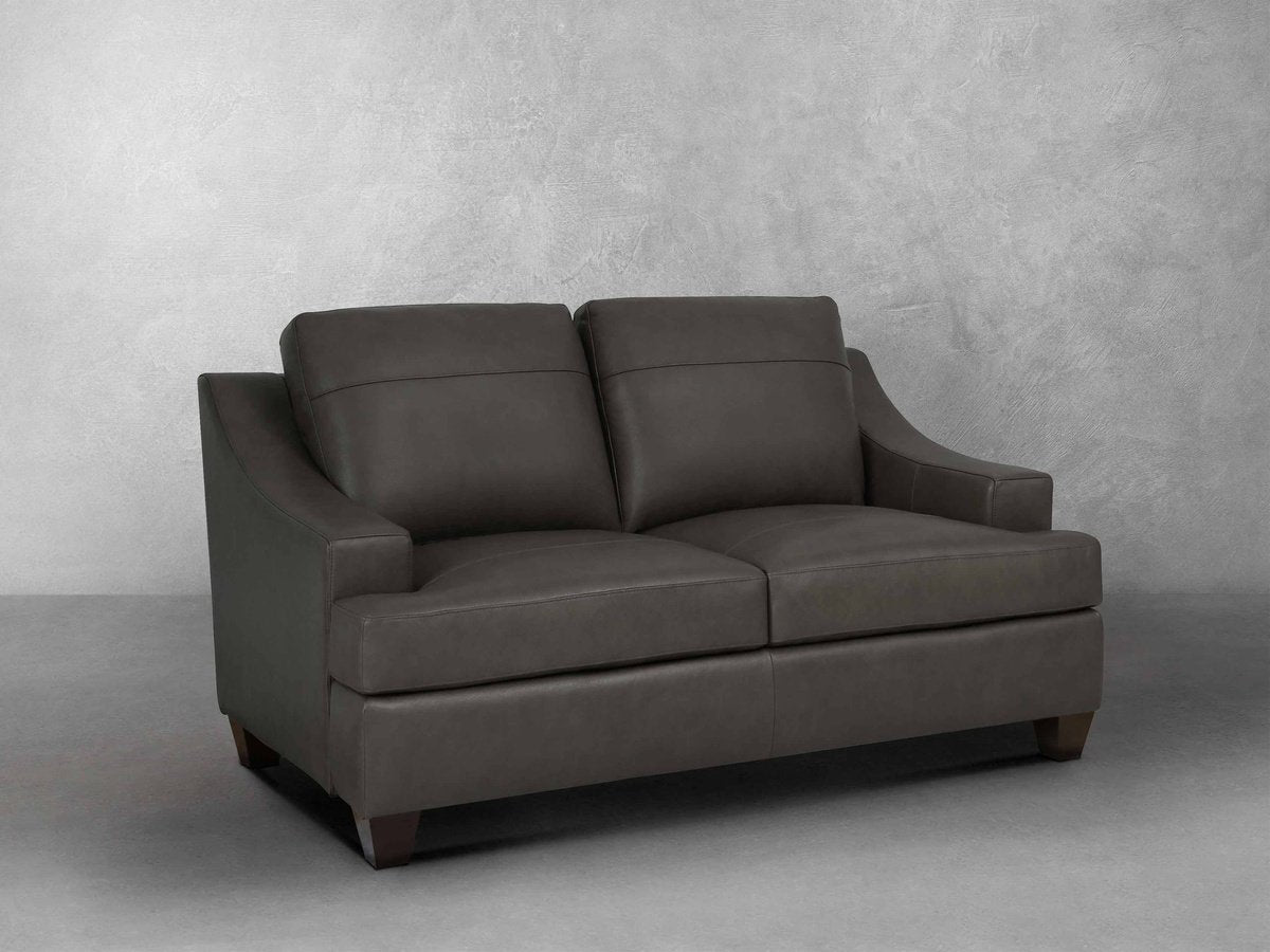 Merona Leather Loveseat - Gray