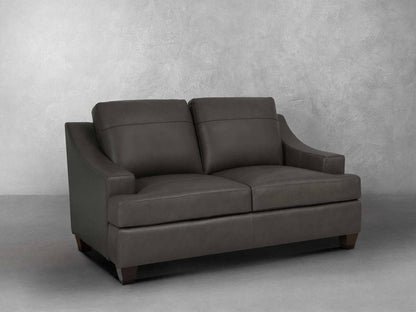 Merona Leather Loveseat - Gray
