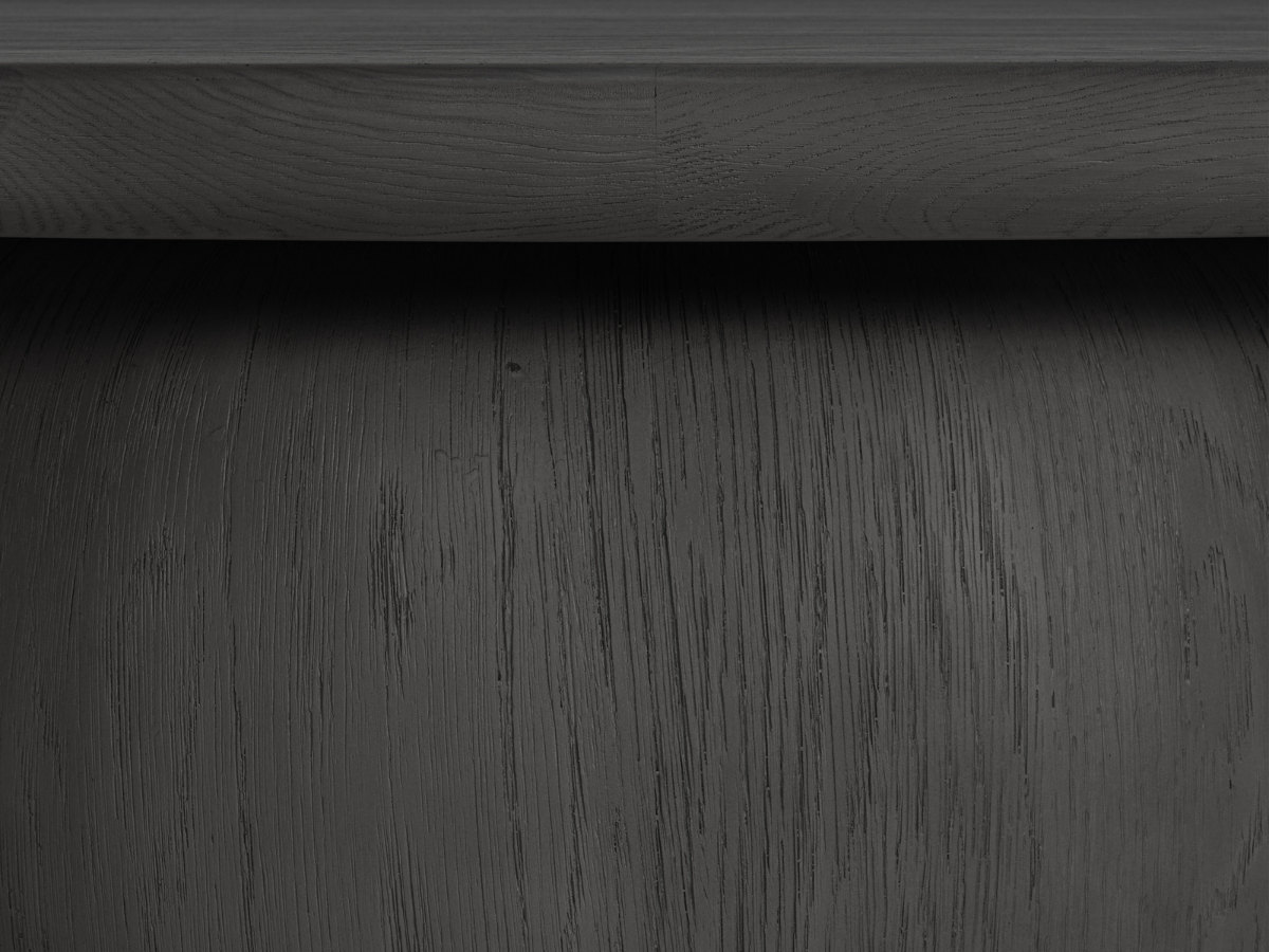 Pauline 46"W Oak Coffee Table - Black