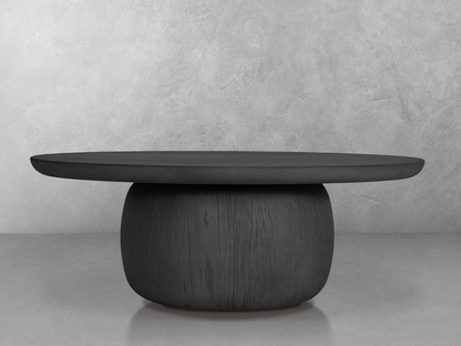 Pauline 46"W Oak Coffee Table - Black
