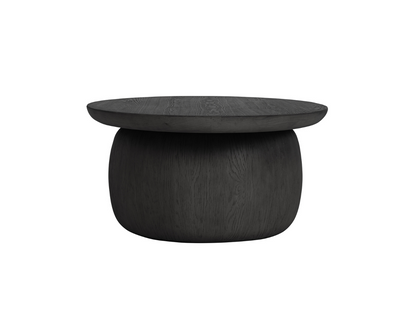 Pauline 46"W Oak Coffee Table - Black