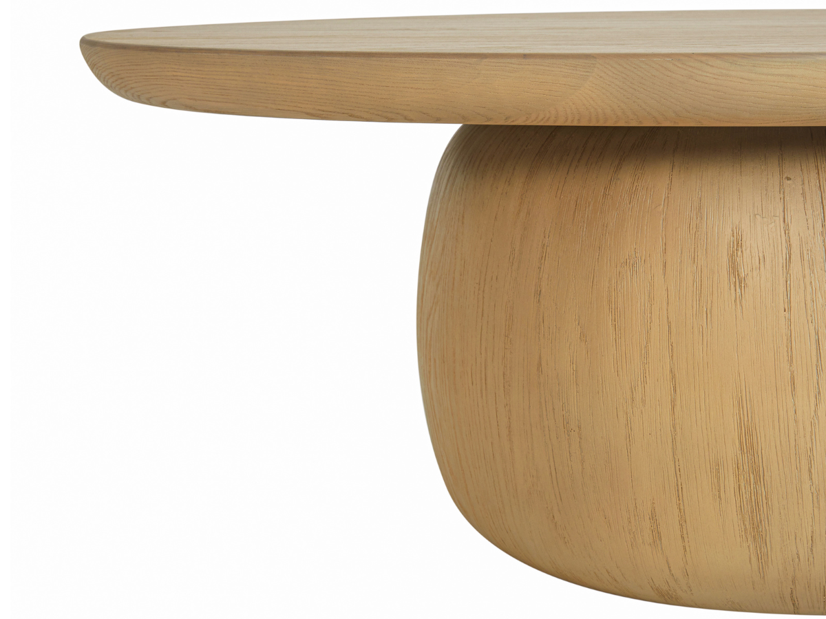 Pauline 46"W Oak Coffee Table - Blonde