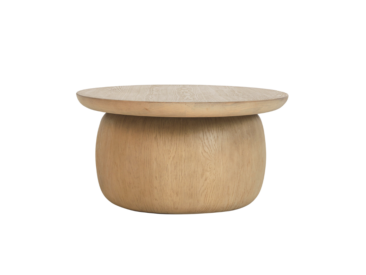 Pauline 46"W Oak Coffee Table - Blonde