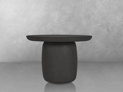 Pauline Oak End Table - Black