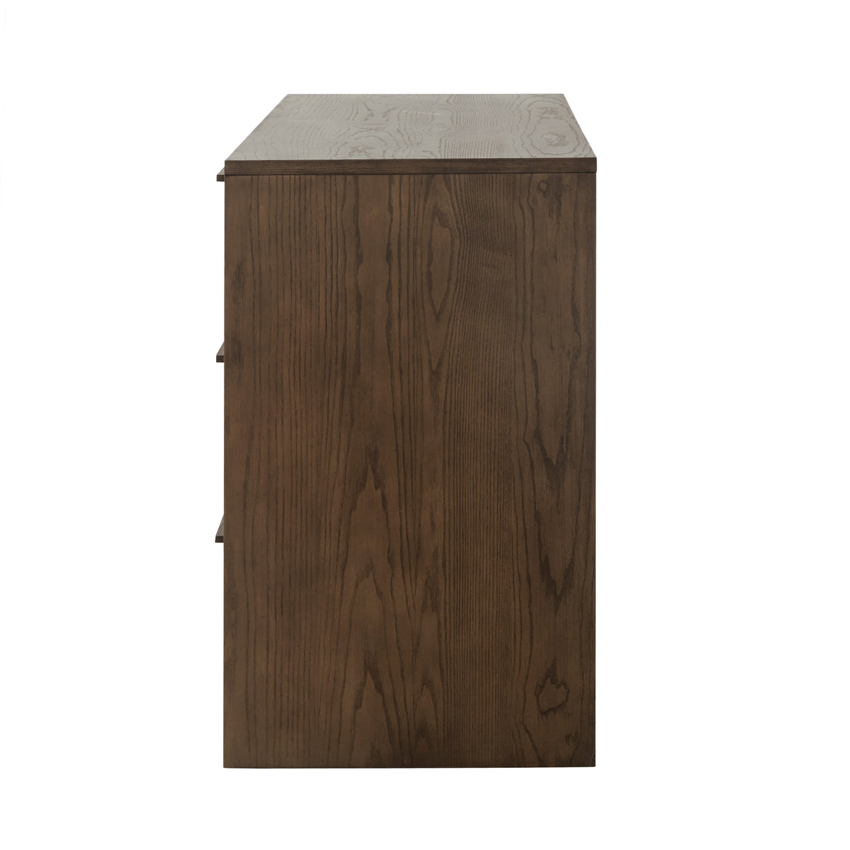 Sawyer Oak & Grasscloth Dresser, Brown