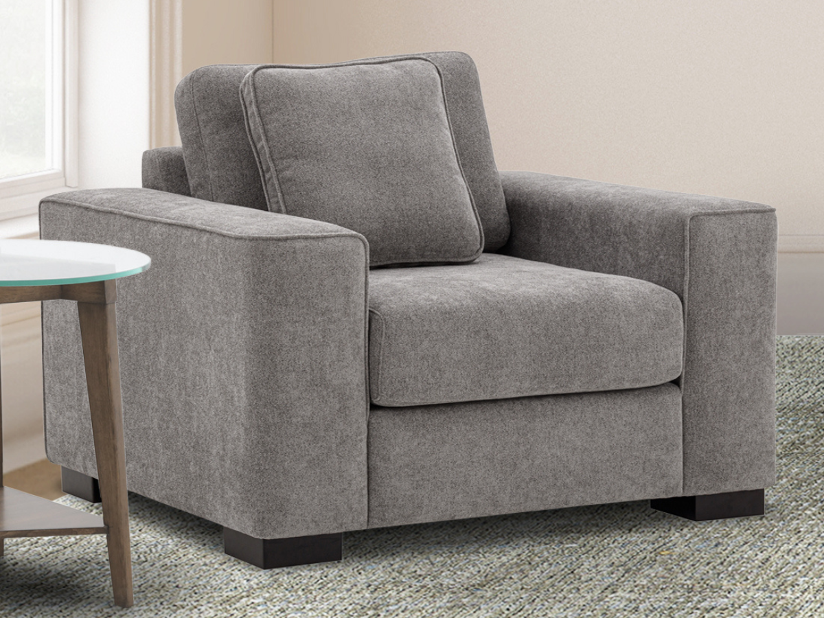 Tamora Fabric Chair - Charcoal