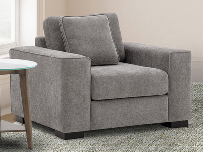 Tamora Fabric Chair - Charcoal