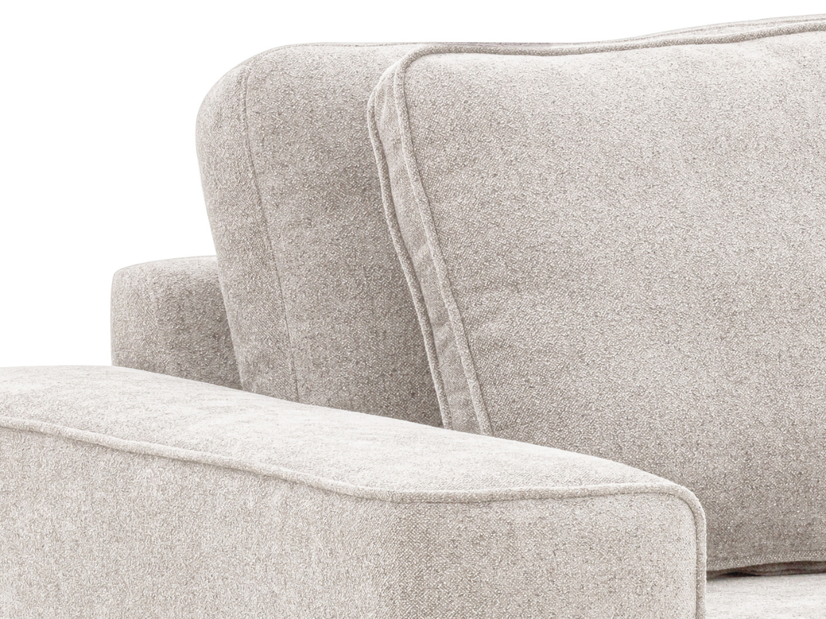 Tamora Fabric Loveseat - Light Gray